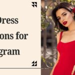 red dress captions for instagram (Chic Bold and Fun)