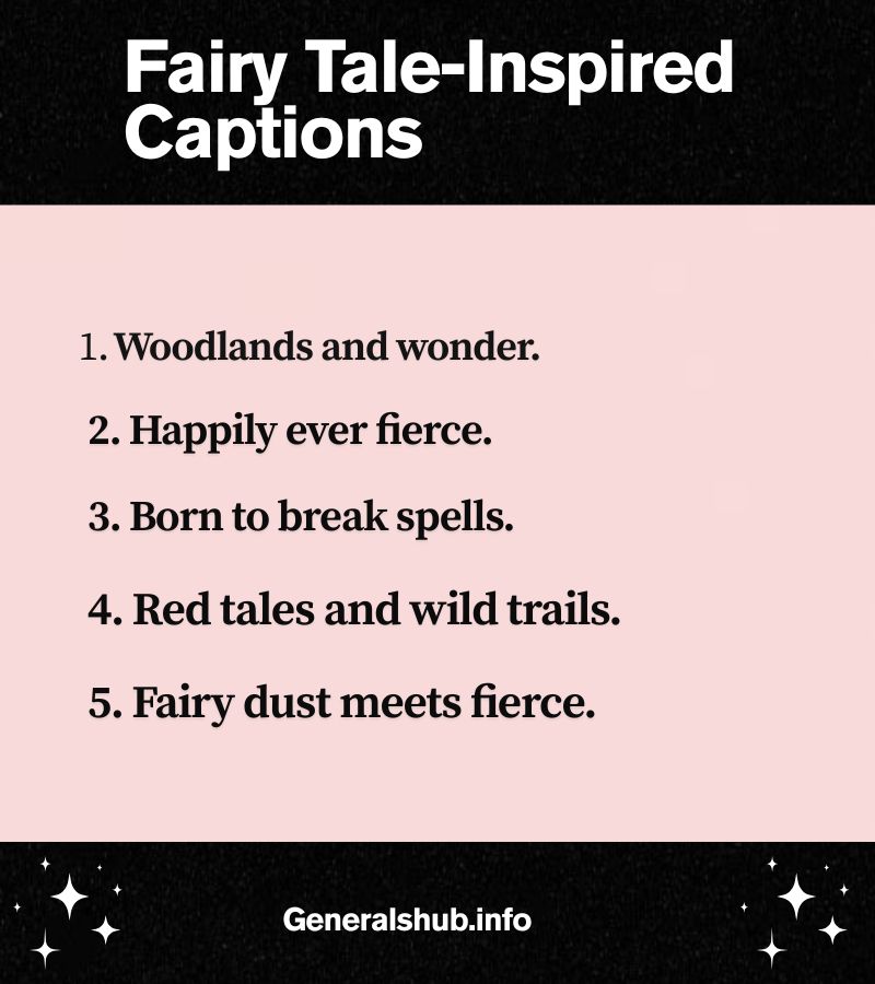 Fairy Tale-Inspired Captions