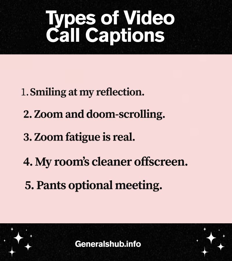 Types of Video Call Captions